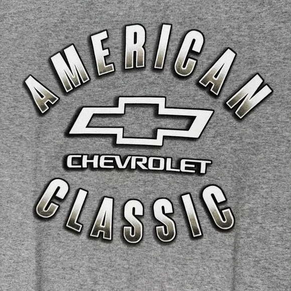Chevrolet American Classic‎ Graphic T Shirt Grey Size M GM Licensed - Picture 5 of 6